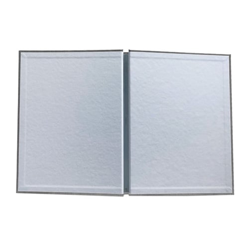 MasterBind Size A Portrait All in One Black Linen Hard Cover with Channel - 90 Sheets
