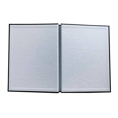 MasterBind Size A Portrait All in One Black Modern Hard Cover with Channel - 90 Sheets