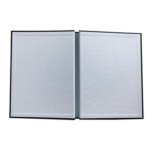 MasterBind Size B Portrait All in One Black Modern Hard Cover with Channel - 120 Sheets