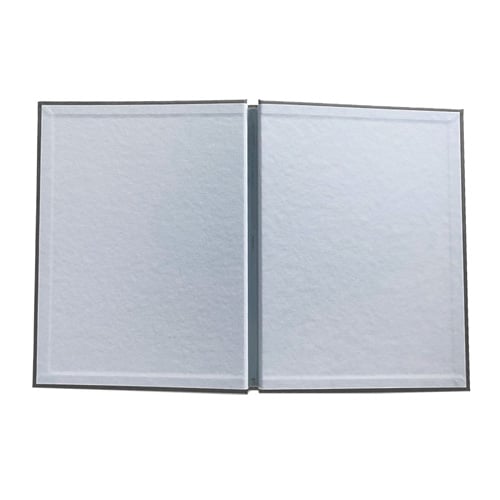 MasterBind Size A Portrait All in One Gray Modern Hard Cover with Channel - 90 Sheets