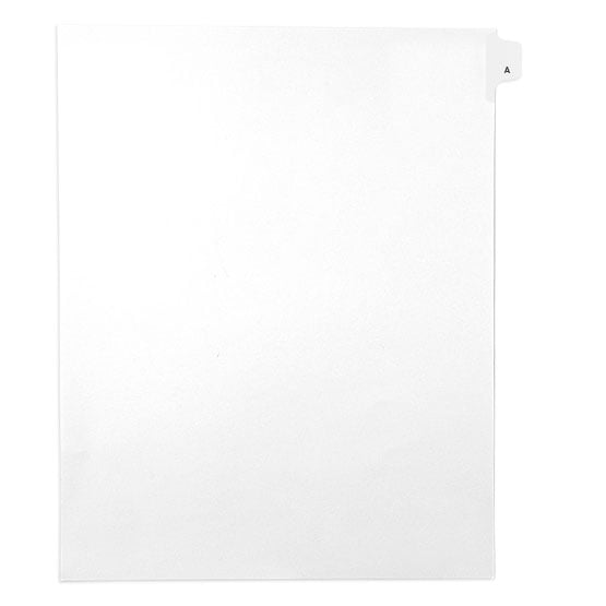A - All-State Style Letter Size Side Tab Legal Indexes - 25pk