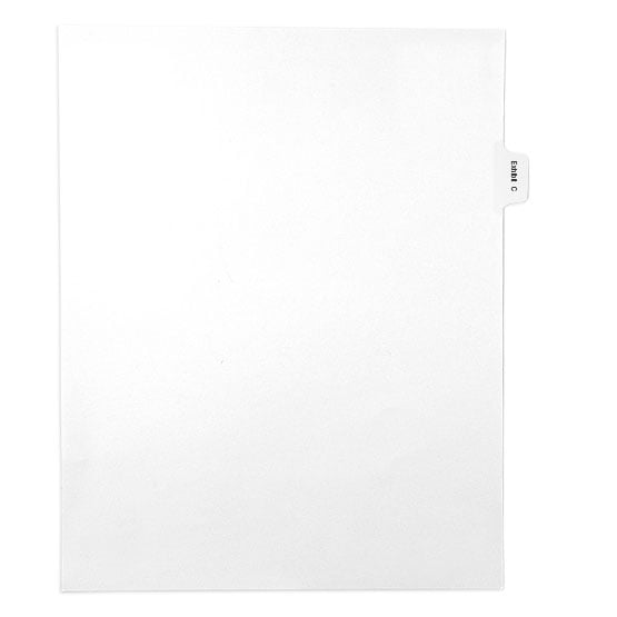 EXHIBIT C - All-State Style Letter Size Side Tab Legal Indexes - 25pk - Clearance Sale