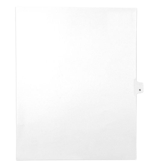 N - All-State Style Letter Size Side Tab Legal Indexes - 25pk - Clearance Sale
