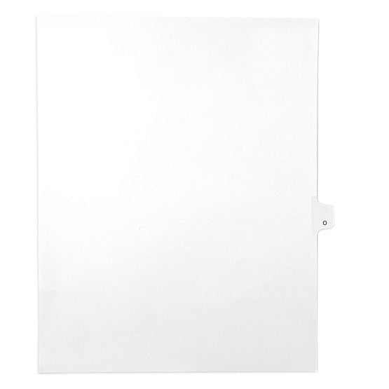 O - All-State Style Letter Size Side Tab Legal Indexes - 25pk