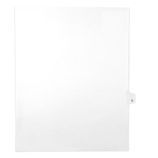 Q - All-State Style Letter Size Side Tab Legal Indexes - 25pk