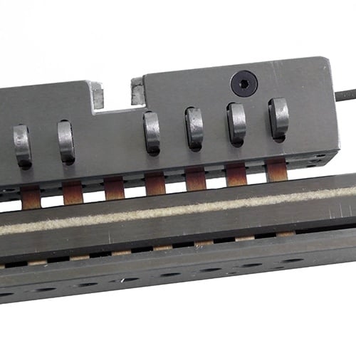 James Burn Lhermite AlphaDoc MK4 14" Punch - 2:1 Square Hole Wire Die Set