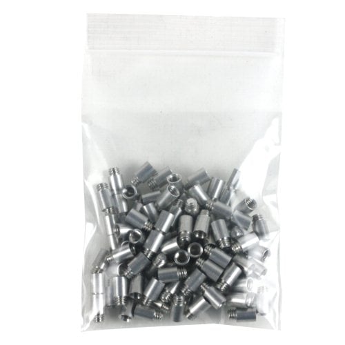 Silver Aluminum Screw Post Extensions - 100pk
