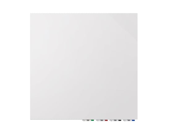 Ghent Aria White 4' x 4' Magnetic Low Profile Glassboard