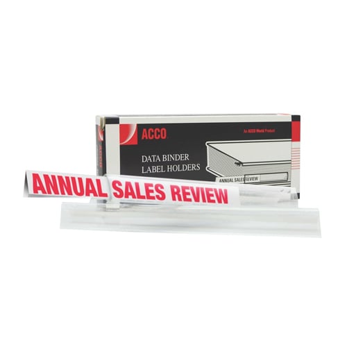 Acco Self Adhesive Label Holders for Data Binders 10pk - ACC-50120