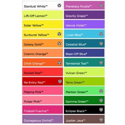 8.5" x 14" Astrobrights Binding Covers - 50pk (Legal Size)