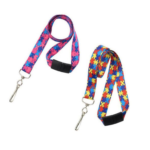 Autism Awareness Lanyard - 100pk