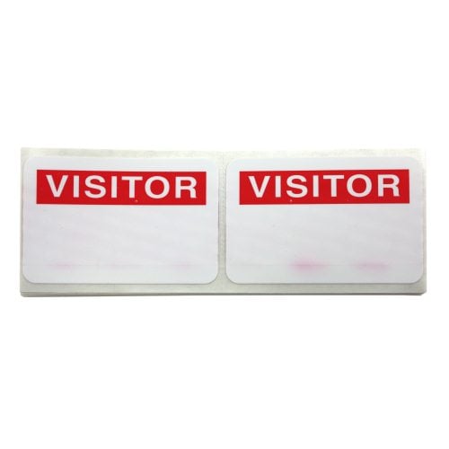 Auto-Expiring Visitor ID Badge GBC BadgeMates 50pk