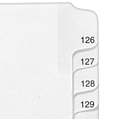 Avery 126-150 Legal 11" x 8.5" Allstate Style Collated Dividers - 01706 - Clearance Sale