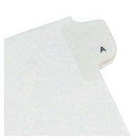 Avery A Individual Legal Index Allstate Style Dividers 25pk - 82163  - Clearance Sale