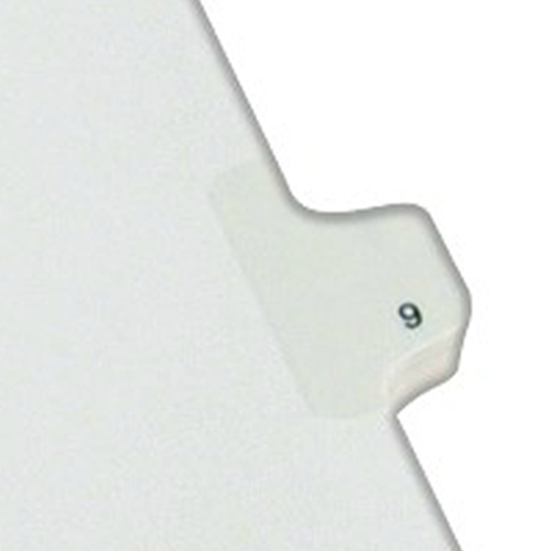 Avery 9 Individual Number Legal Index Allstate Style Dividers - 82207 - Clearance Sale