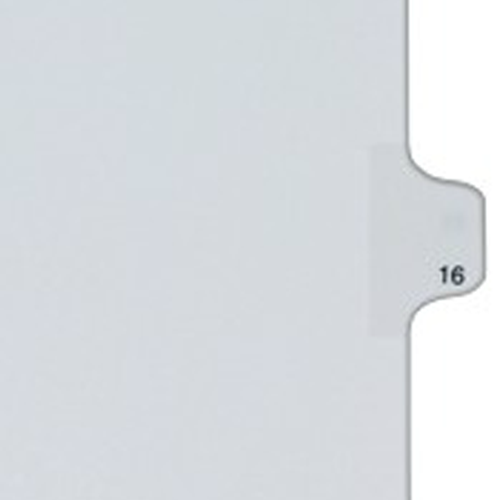 Avery 16 Individual Number Legal Index Allstate Style Dividers 25pk - 82214 - Clearance Sale