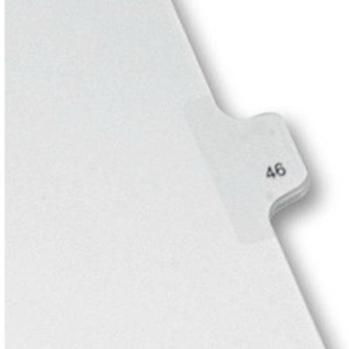 Avery 46 Individual Number Legal Index Allstate Style Dividers 25pk - 82244