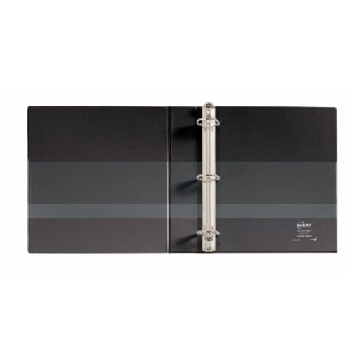 Avery 1-1/2" Black Durable EZD Ring Binders with Label Holders (12pk)