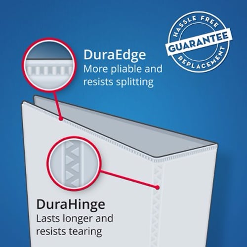 Avery 1-1/2" Blue Durable EZD Ring Binders (12pk) - 07400
