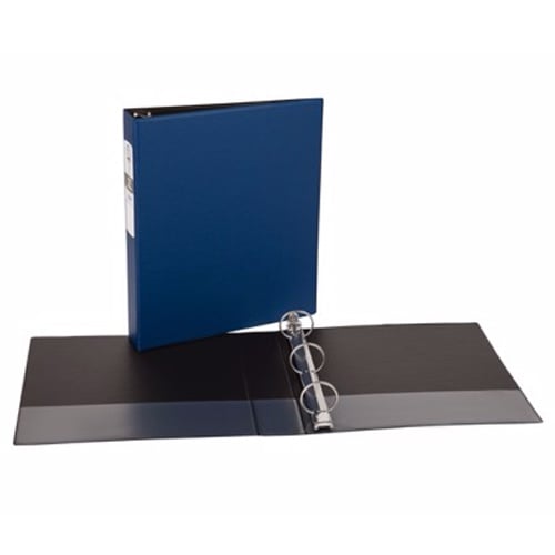 Avery 1-1/2" Blue Economy Round Ring Binders 12pk - 03400