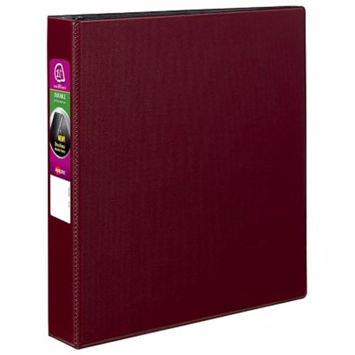 Avery 1-1/2" Burgundy Durable Slant Ring Binders 12pk - 27352