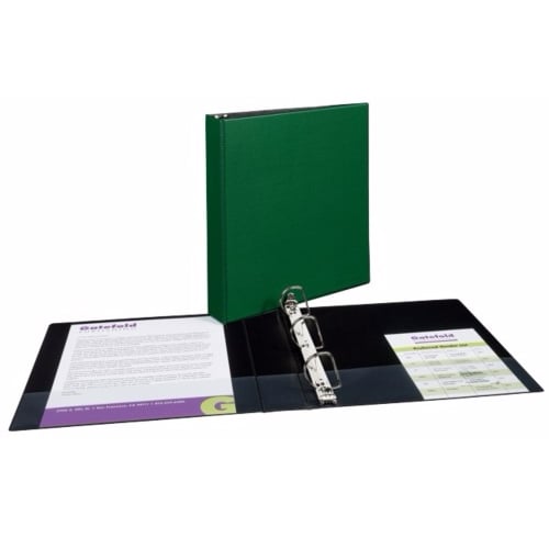 Avery 1-1/2" Green Durable Slant Ring Binders 12pk - 27353 - Clearance Sale