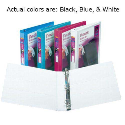 Avery 1-1/2" Assorted Durable Slant Ring View Binders 12pk - 17028