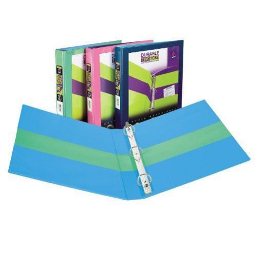 Avery 1-1/2" Assorted Two Tone Durable Slant Ring View Binders 12pk - 17291