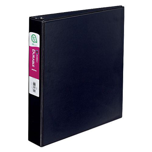 Avery 1-1/2" Black Durable Slant Ring Binders 12pk - 27350