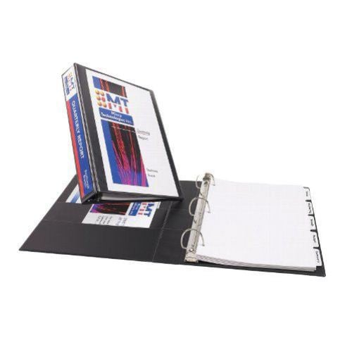 Avery 1-1/2" Black Durable Slant Ring View Binders 12pk - 17021