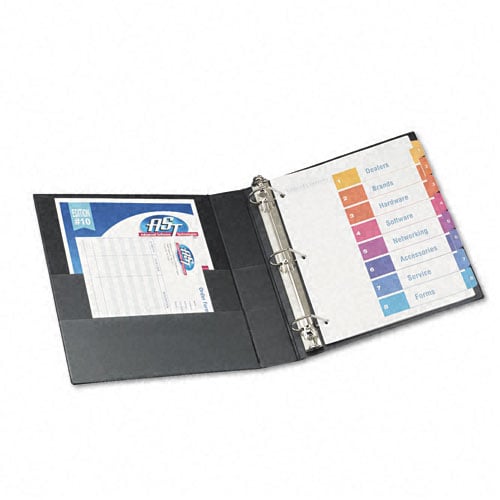 Avery 1-1/2" Black Durable EZD Ring Binders 12pk - 07401