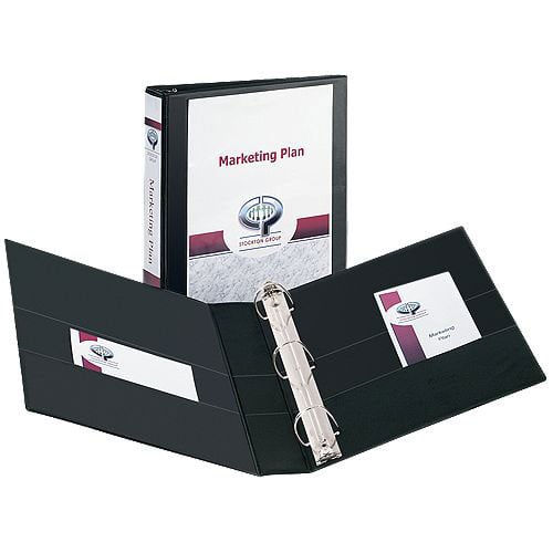 Avery 1-1/2" Black Durable View Binders with EZD Rings 12pk - 09400