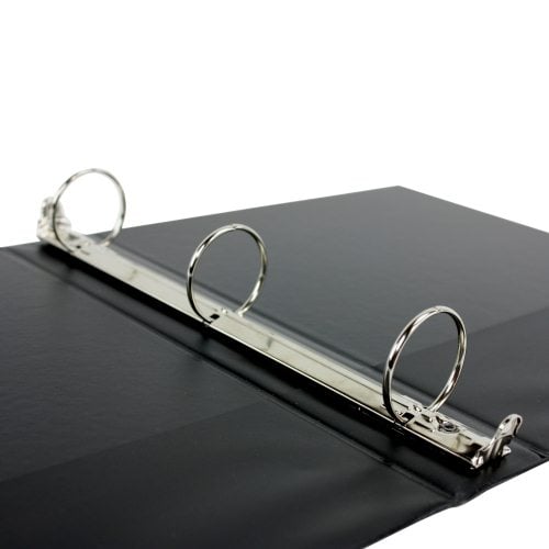 Avery 1-1/2" Black Economy Round Ring Binders w/ Label Holders 12pk - 4401
