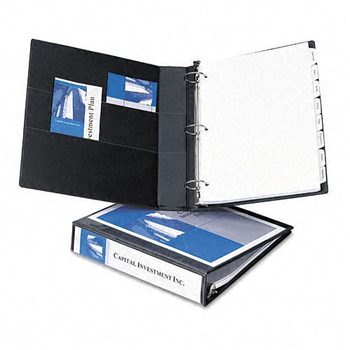 Avery 1-1/2" Black Non-Stick Heavy Duty View Binders 12pk - 05400