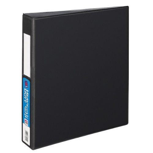 Avery 1-1/2" Black One Touch EZD Binder w/ Label Holder 12pk - 79991