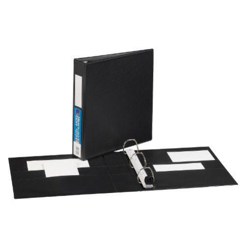 Avery 1-1/2" Black One Touch EZD Binder w/ Label Holder 12pk - 79991