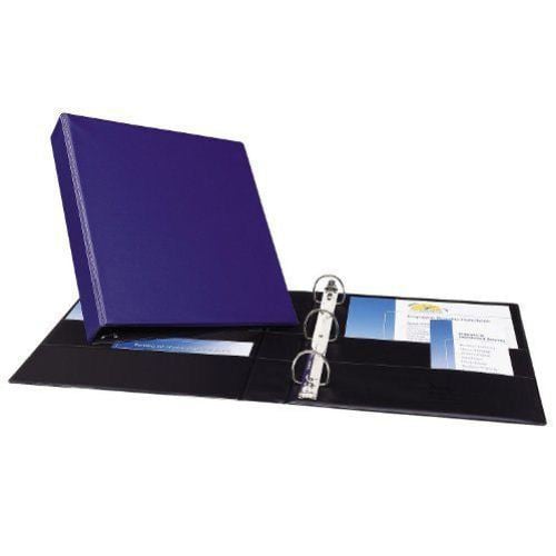 Avery 1-1/2" Navy Blue Durable Slant Ring Binders 12pk - 27351 - Clearance Sale