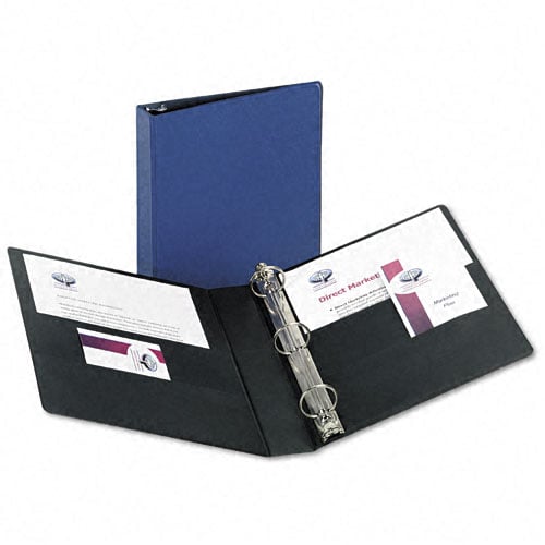 Avery 1-1/2" Navy Blue Durable Slant Ring Binders 12pk - 27351 - Clearance Sale