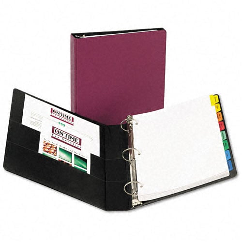 Avery 1-1/2" Burgundy Durable Slant Ring Binders 12pk - 27352