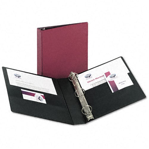 Avery 1-1/2" Burgundy Durable Slant Ring Binders 12pk - 27352