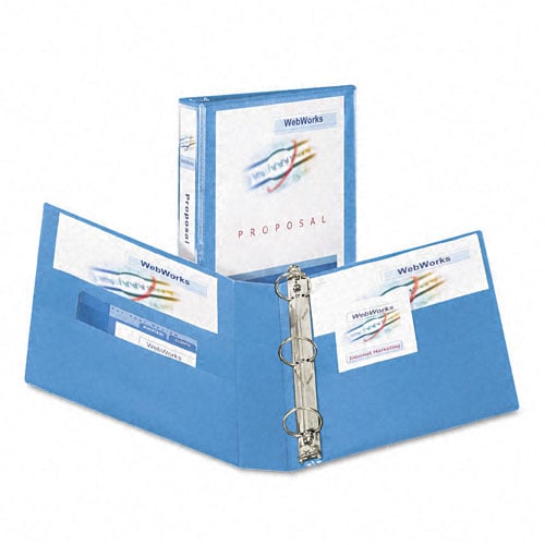 Avery 1-1/2" Light Blue Non-Stick Heavy Duty View Binders 12pk - 05401