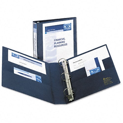 Avery 1-1/2" Navy Blue One Touch Heavy Duty EZD View Binders 12pk - 79805
