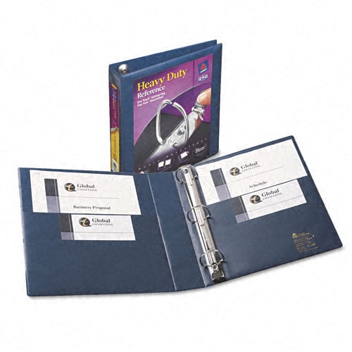 Avery 1-1/2" Navy Blue One Touch Heavy Duty EZD View Binders 12pk - 79805
