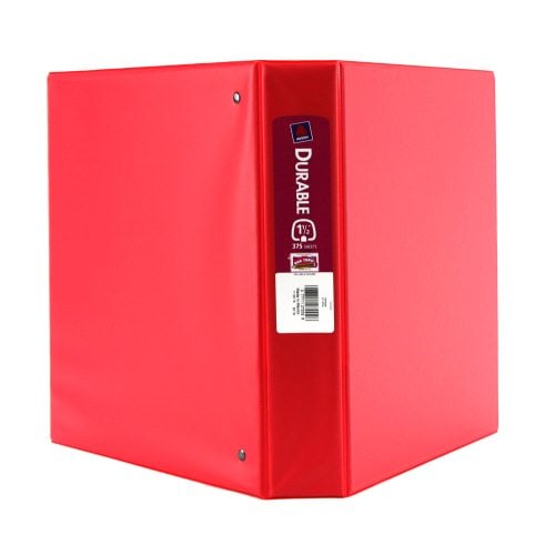 Avery 1-1/2" Red Durable Slant Ring Binders 12pk - 27202