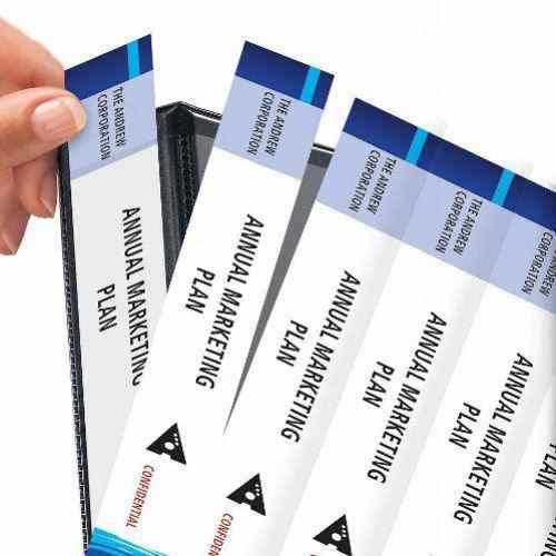 Avery 1-1/2" White Binder Spine Inserts 25pk - 89105 - Clearance Sale
