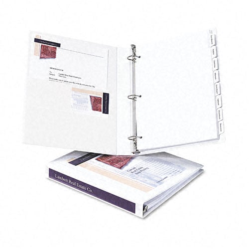 Avery 1-1/2" White Durable View Binders with EZD Rings 12pk - 09401