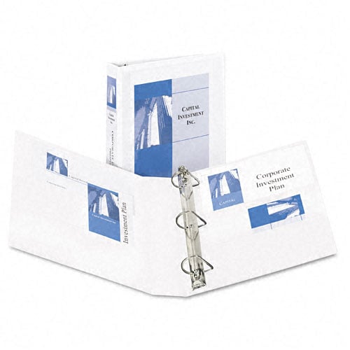 Avery 1-1/2" White Durable View Binders with EZD Rings 12pk - 09401