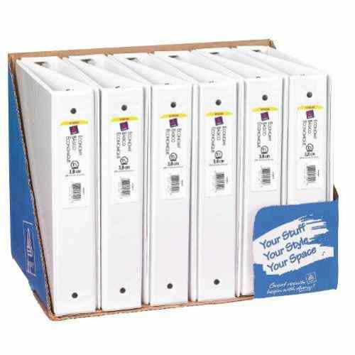 Avery 1-1/2" White Economy View Round Ring Binders 12pk - 05770
