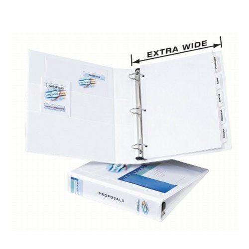 Avery 1-1/2" White Extra Wide Heavy Duty EZD View Binders 12pk-01319
