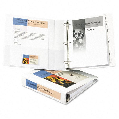 Avery 1-1/2" White Framed One Touch EZD Ring View Binders 12pk-68060